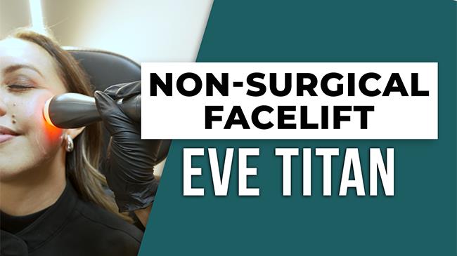 Non-Surgical Facelift with EVE Titan — RF + Microcurrent at Fit Shop Med Spa